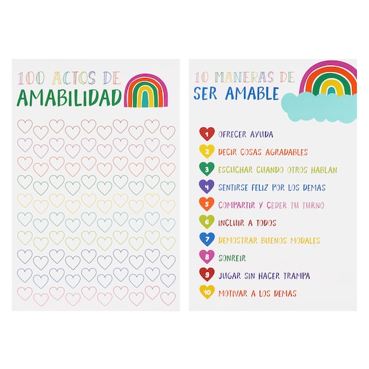 Spanish Kindness Dry Erase Posters by B2C&#x2122;